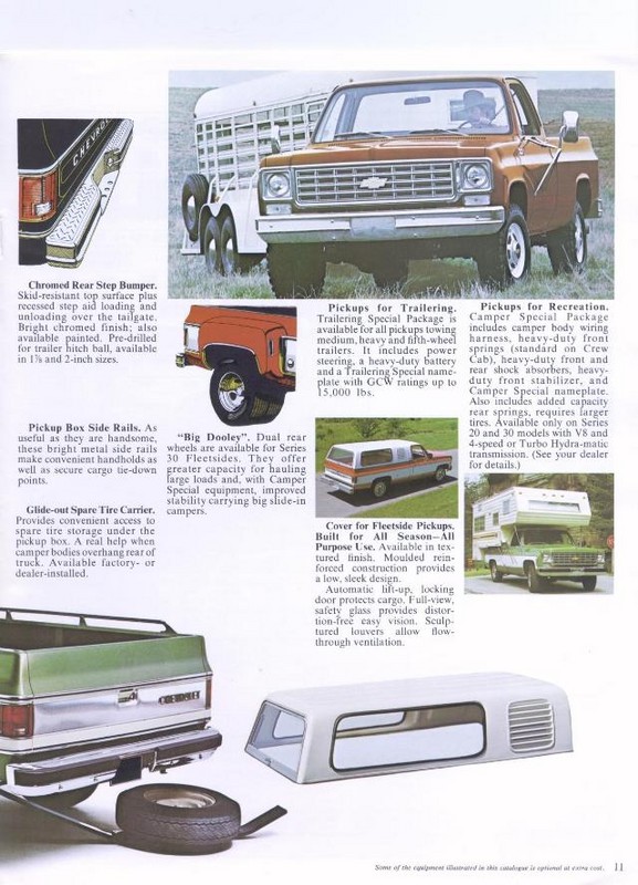 1976 Chevrolet Pickups Brochure Page 2